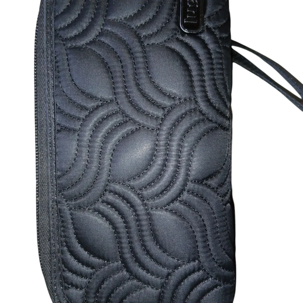 Lug Quilted Wristlet Wallet in Black - Picture 4 of 4